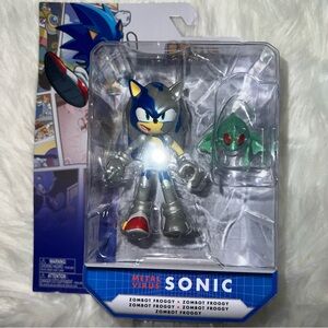 Sonic the Hedgehog Metal Virus Action Figure - Blue, Silver, and Red